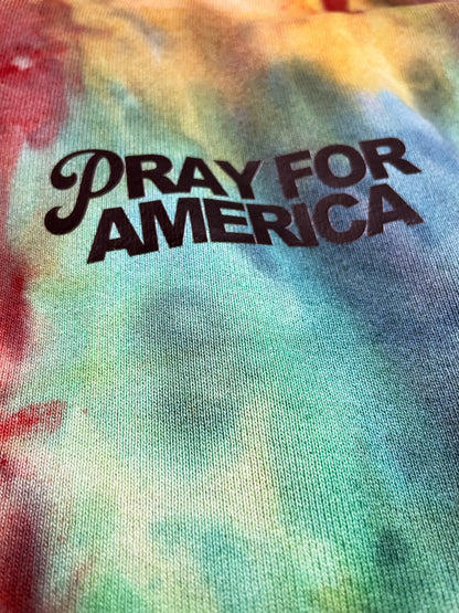 "PRAY FOR AMERICA" ZIP-UP HOODIE